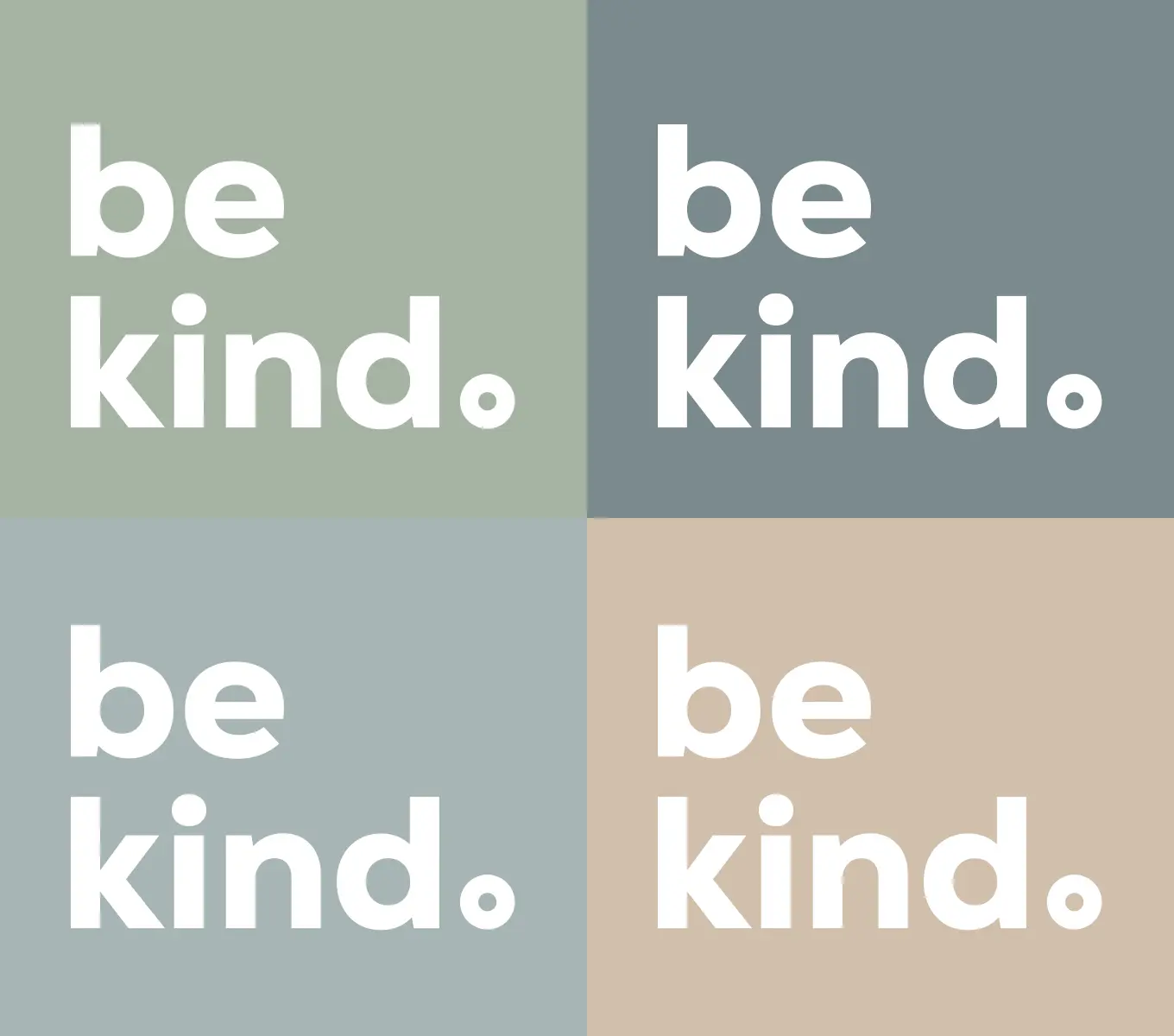 Be Kind Logos